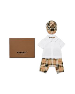Burberry - Unisex Orton Check 3 Piece Baby Gift Set - Baby