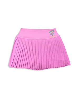 Iscream Girls' Theme Love Tennis Skort - Big Kid In Pink