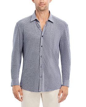 BOSS - S-Liam-Kent Cotton Regular Fit Button Down Shirt 