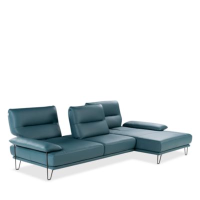 Amica 2-Piece Leather Sectional