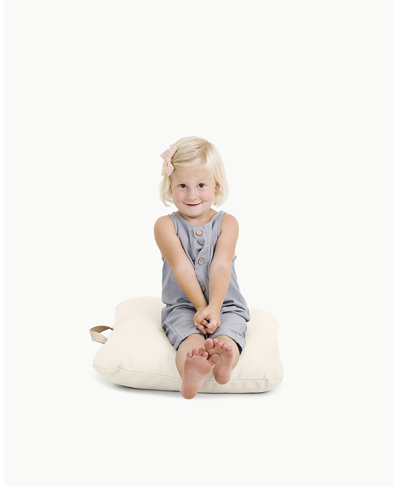 Gathre Square Mini Floor Cushion In Ivory