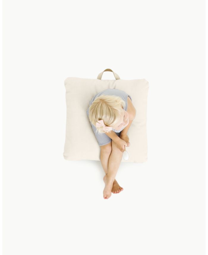 vintage floor cushion　グリーンベージュ Cotton Grey Floor Cushion