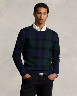 Plaid sweater clearance mens