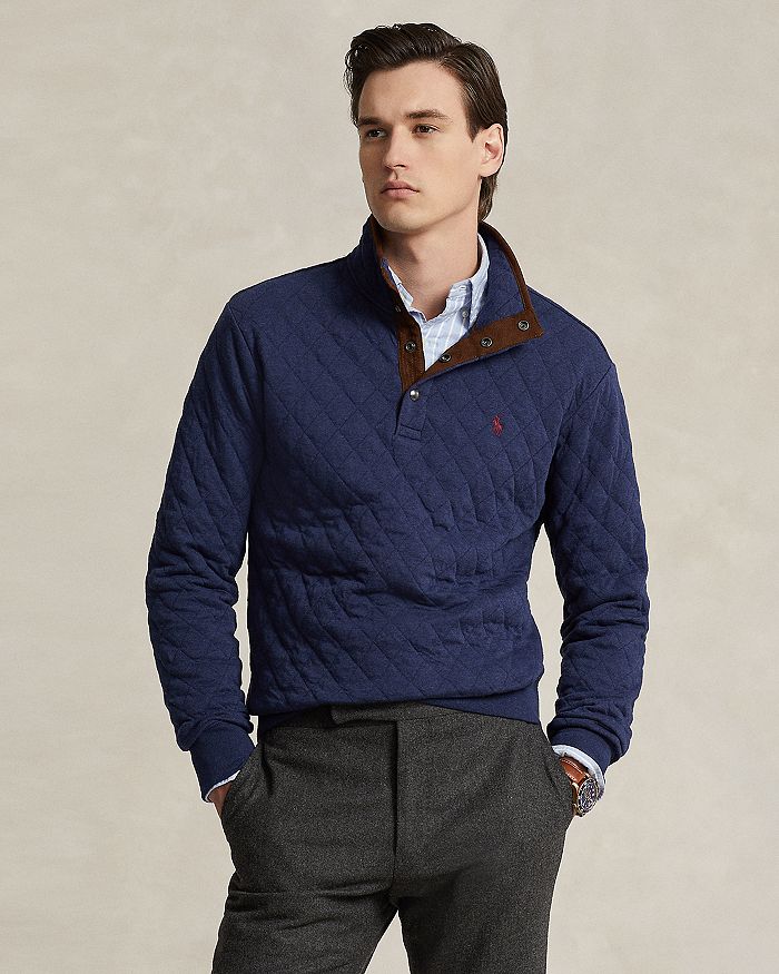 Polo Ralph Lauren Quilted Double Knit Pullover