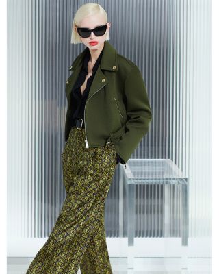 アウトレット★Max Mara★SPEZIE コットンバイカージャケット Max Mara Spezie Moto Jacket | Bloomingdale's