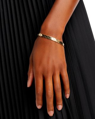 Flower Link Bracelet in 14K Yellow Gold