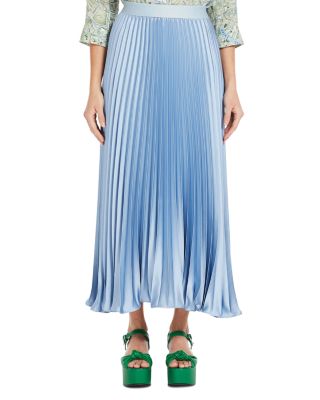 Weekend Max Mara - Gavino Pleated Satin Maxi Skirt