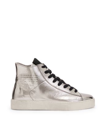 Women's Tana Metallic Lace Up High Top Sneakers