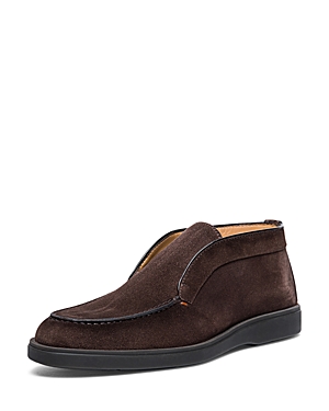 Santoni Rock Chukka Boot In Dark Brown