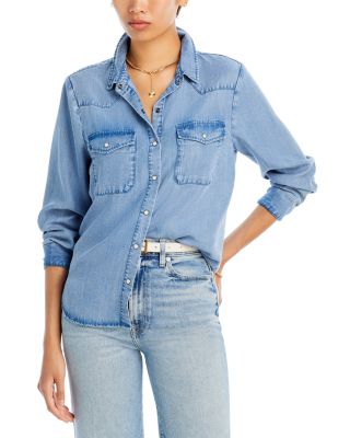 AQUA - Western Denim Shirt - Exclusive