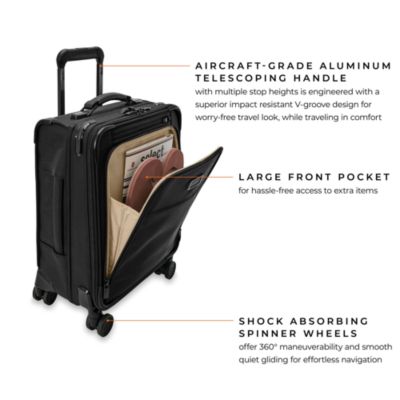 Baseline Compact Carry On Spinner Suitcase