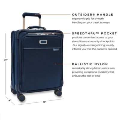 Baseline Global Carry On Spinner Suitcase