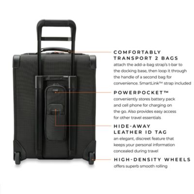 Baseline Global 2 Wheel Carry On Suitcase