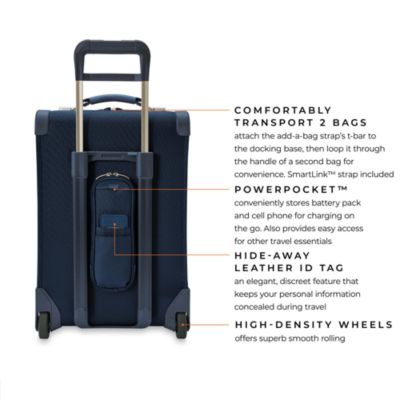 Baseline Essential 2 Wheel Carry On Suitcase