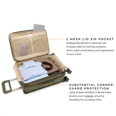 Baseline Essential Carry On Spinner Suitcase