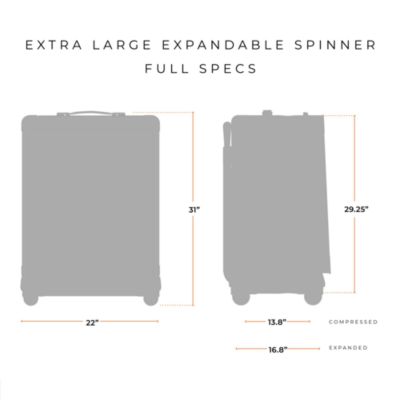 Baseline Extra Large Expandable Spinner Suitcase