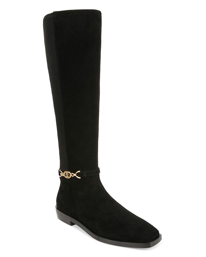 SAM EDELMAN WOMEN'S CLIVE EMBELLISHED RIDING BOOTS