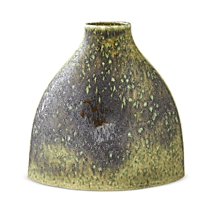 Global Views Sorrento Squat Olive Vase In Multi
