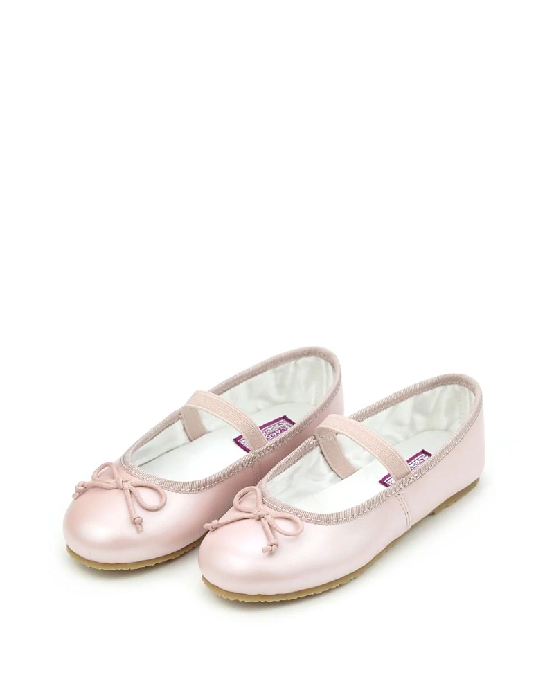 L'amour Shoes Girl's Alia Ballerina Flats, Baby/toddler/kids In Pink