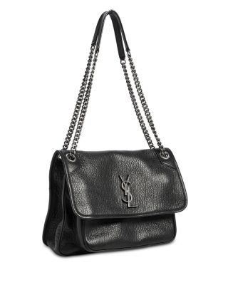Niki Medium Shoulder Bag in Grained Lambskin