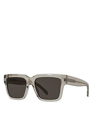 Shop Givenchy Gv Day Square Sunglasses, 55mm In Gray/brown Solid