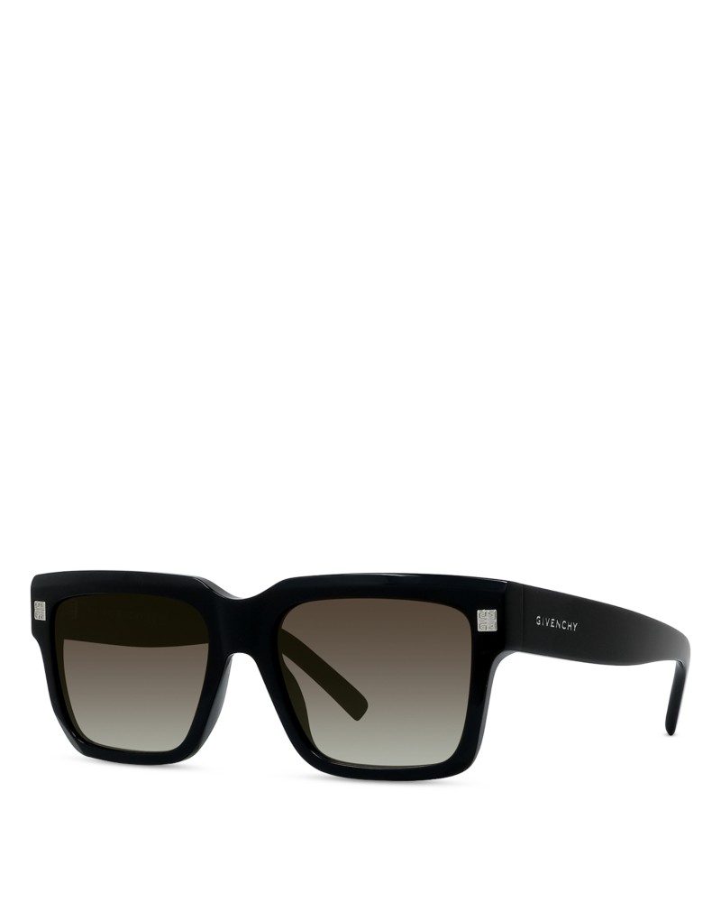 Givenchy Gv Day Square Sunglasses, 55mm in Black/Brown Gradient