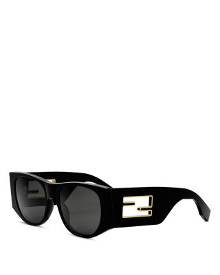 Fendi - Baguette Oval Sunglasses, 54mm