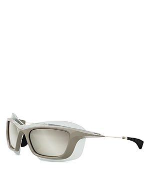 Dior Xplorer S1u Square Sunglasses, 52mm In Gray/gray Mirrored Solid