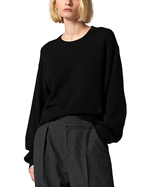 Shop Equipment Elodie Crewneck Cashmere Sweater In True Black