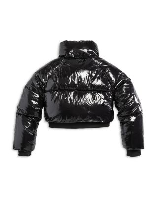 Girls' Nylon Blend Quilted Full Zip Puffer Jacket - Big Kid