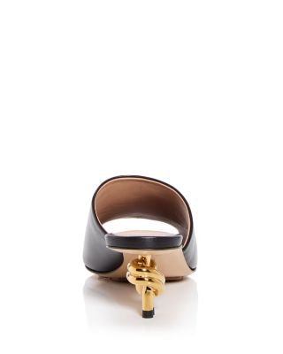 Women's Knot Low Heel Slide Sandals