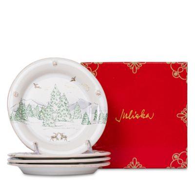 Berry & Thread North Pole Side/Cocktail Plates, Set of 4