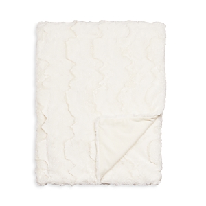 Hudson Park Collection Marble Faux Fur Throw - 100% Exclusive In Ivory