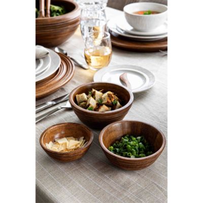 Bilbao Wood 3 Piece Nesting Bowls