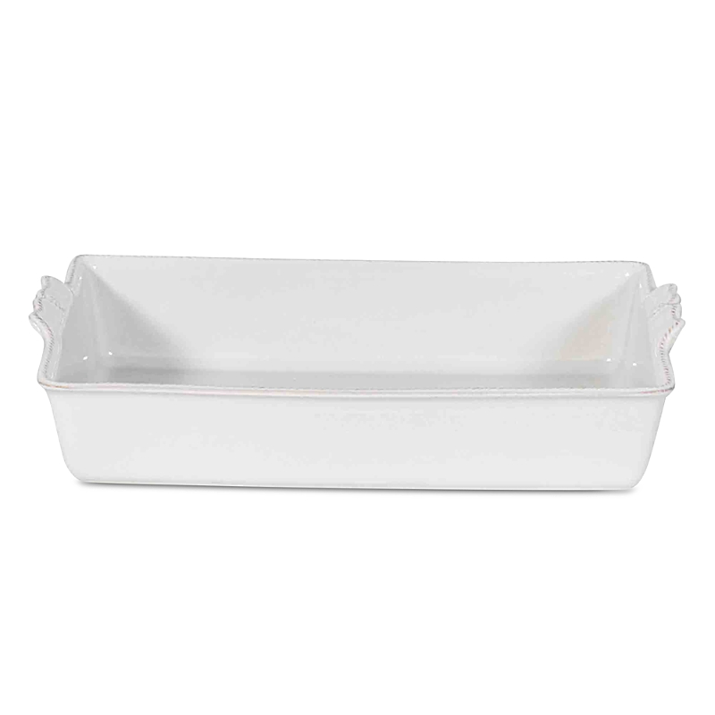 Juliska Berry & Thread Rectangular Baker, 13" In Whitewash