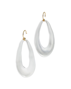 ALEXIS BITTAR LUCITE LINK WIRE EARRINGS