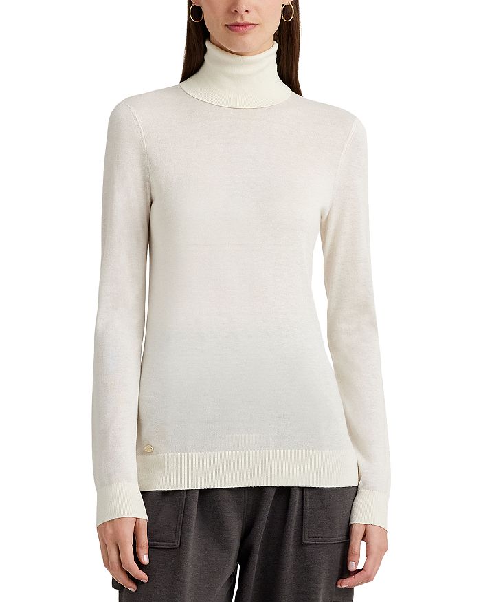 Lauren Ralph Lauren Turtleneck Sweater - Mascarpone Cream - Size M