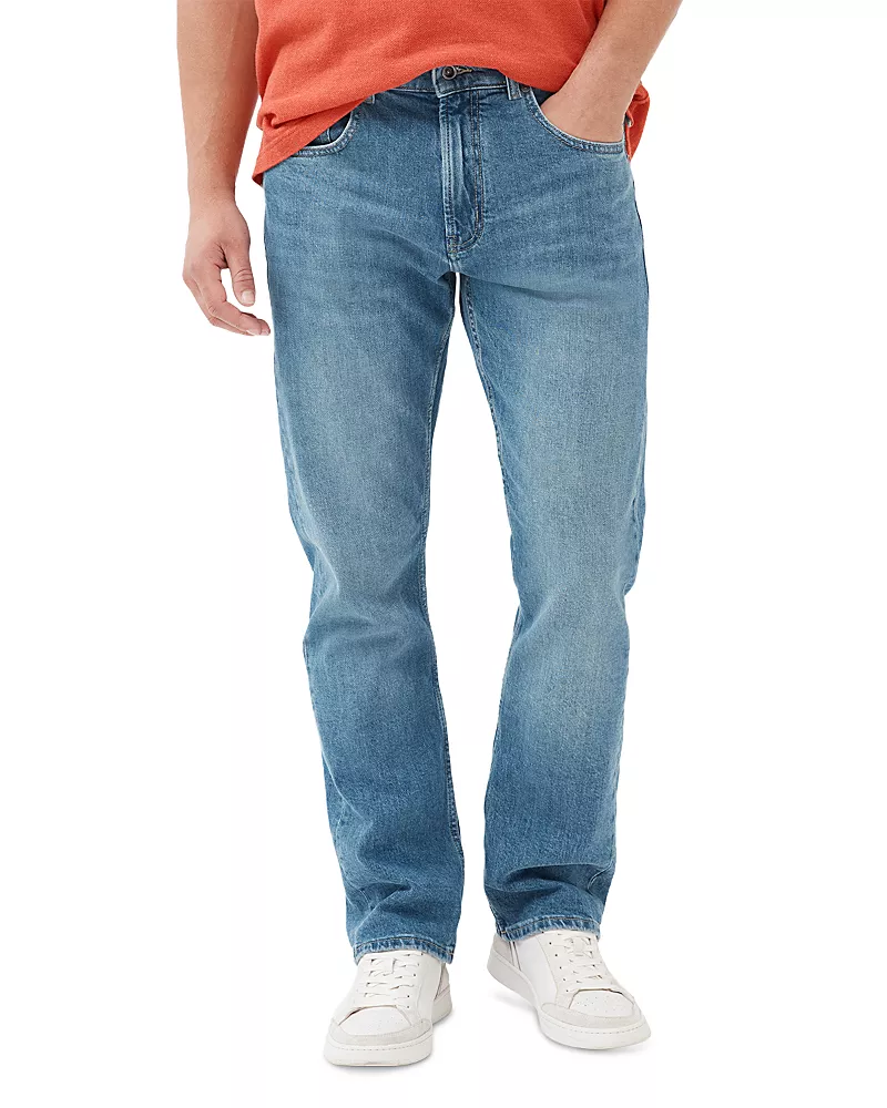 Rodd & Gunn Timaru Relaxed Fit Jeans in Light Blue