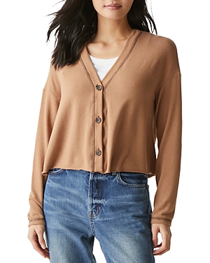 Michael Stars Noah Relaxed Cardigan In Camel/java