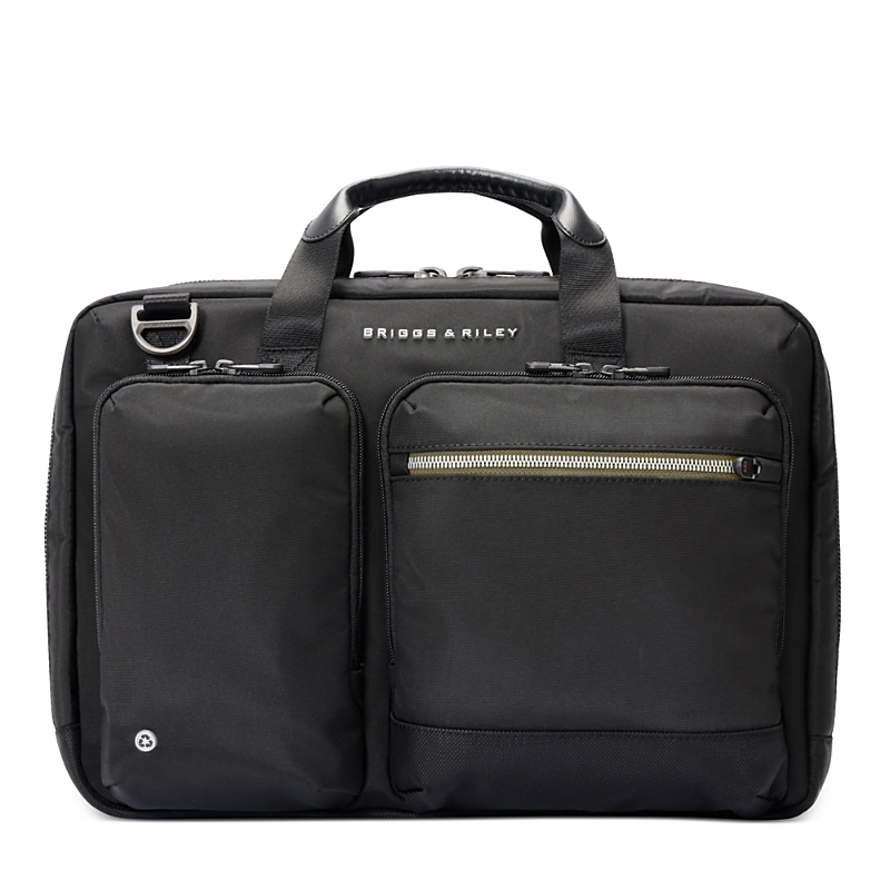 Briggs & Riley Hta Medium Expandable Briefcase In Black