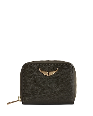 Zadig & Voltaire Mini Zv Wallet In Military