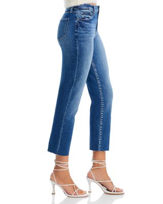 Sada High Rise Cropped Slim Leg Jeans in Cambridge