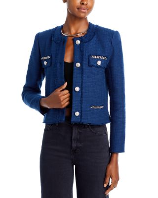 Generation Love Kristen Embellished Tweed Blazer