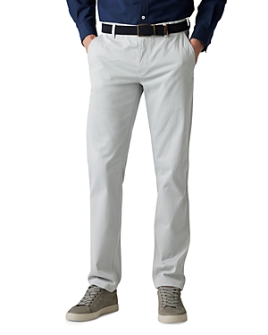 Rodd & Gunn Thomas Road Stretch Cotton Flat Front Chinos In Pebble