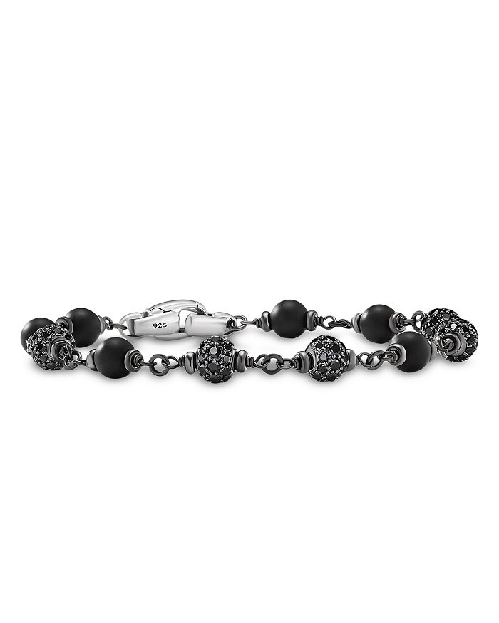 David Yurman Men s Spiritual Beads Onyx Black Diamond Pav