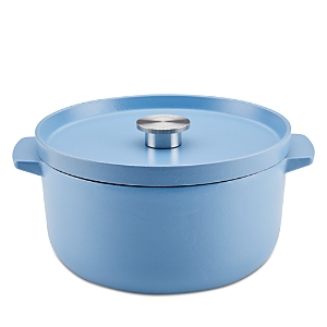Anolon 6 Qt Cast Iron Covered Dutch Oven In Blue