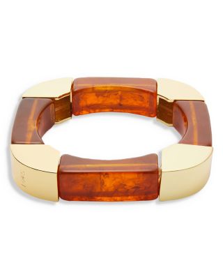 Lele Sadoughi Geo Stretch Bangle Bracelet