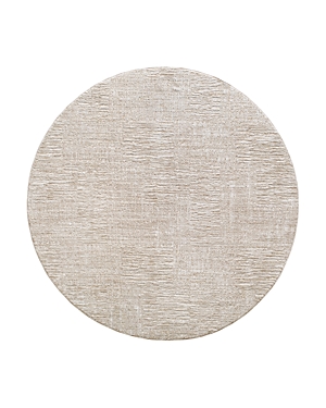Surya Masterpiece Mpc-2308 Round Area Rug, 6'7 X 6'7 In Light/grey