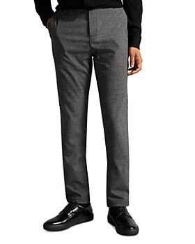 Ted Baker - Ziyech Houndstooth Slim Fit Chino Trousers