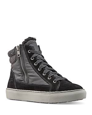 Shop Cougar Women's Dax Lace Up Zip High Top Sneakers In Black